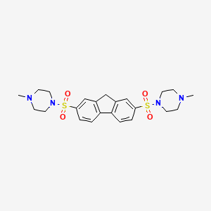 2,7-bis((4-methylpiperazin-1-yl)sulfonyl)-9H-fluorene