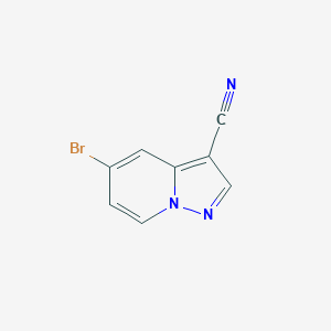 B2623122 5-Bromopyrazolo[1,5-a]pyridine-3-carbonitrile CAS No. 1352900-95-8