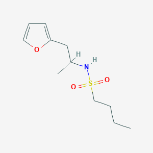 N-(1-(furan-2-yl)propan-2-yl)butane-1-sulfonamide
