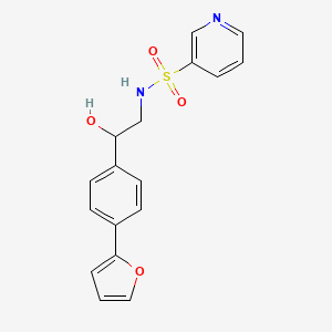 2-[4-(furan-2-yl)phenyl]-2-hydroxy-S-(pyridin-3-yl)ethane-1-sulfonamido