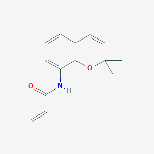 N-(2,2-Dimethylchromen-8-yl)prop-2-enamide