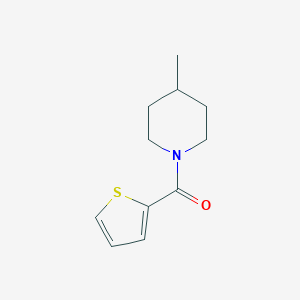 molecular formula C11H15NOS B262353 4-methyl-1-(thiophene-2-carbonyl)piperidine 
