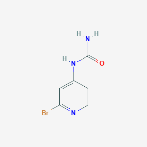 molecular formula C6H6BrN3O B2623563 (2-Bromopyridin-4-yl)urea CAS No. 1877482-14-8