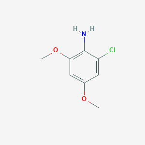 molecular formula C8H10ClNO2 B026236 2-Chloro-4,6-dimethoxyaniline CAS No. 82485-84-5