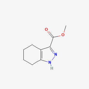 molecular formula C9H12N2O2 B2623713 methyl 4,5,6,7-tetrahydro-1H-indazole-3-carboxylate CAS No. 32286-98-9