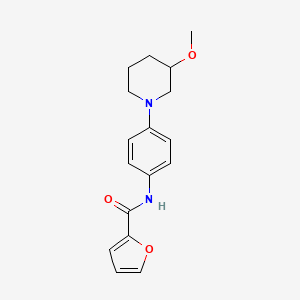 N-(4-(3-methoxypiperidin-1-yl)phenyl)furan-2-carboxamide