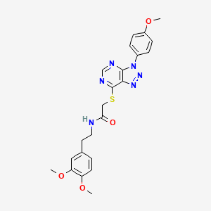 N-(3,4-dimethoxyphenethyl)-2-((3-(4-methoxyphenyl)-3H-[1,2,3]triazolo[4,5-d]pyrimidin-7-yl)thio)acetamide