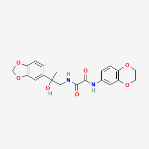 N1-(2-(benzo[d][1,3]dioxol-5-yl)-2-hydroxypropyl)-N2-(2,3-dihydrobenzo[b][1,4]dioxin-6-yl)oxalamide