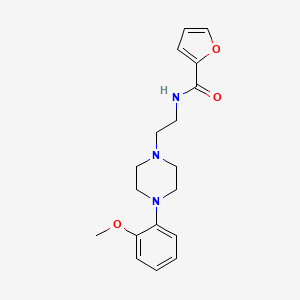 molecular formula C18H23N3O3 B2623892 N-{2-[4-(2-methoxyphenyl)piperazin-1-yl]ethyl}furan-2-carboxamide CAS No. 184951-37-9
