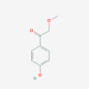 molecular formula C9H10O3 B026239 1-(4-Hydroxyphenyl)-2-methoxyethan-1-one CAS No. 32136-81-5