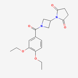 1-(1-(3,4-Diethoxybenzoyl)azetidin-3-yl)pyrrolidine-2,5-dione