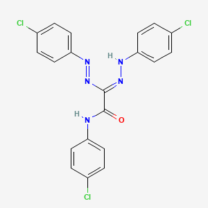 N-(4-chlorophenyl)-2-[2-(4-chlorophenyl)diazenyl]-2-[2-(4-chlorophenyl)hydrazono]acetamide