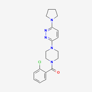 3-[4-(2-Chlorobenzoyl)piperazin-1-yl]-6-pyrrolidin-1-ylpyridazine