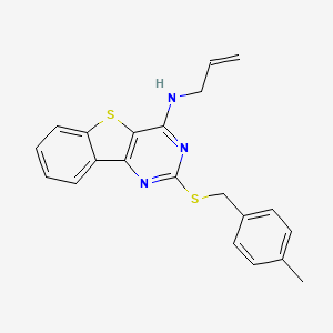 N-allyl-2-[(4-methylbenzyl)sulfanyl][1]benzothieno[3,2-d]pyrimidin-4-amine