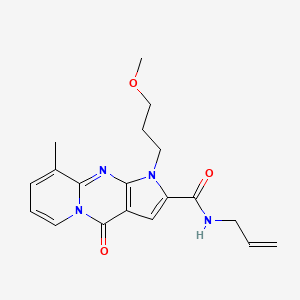 N-allyl-1-(3-methoxypropyl)-9-methyl-4-oxo-1,4-dihydropyrido[1,2-a]pyrrolo[2,3-d]pyrimidine-2-carboxamide