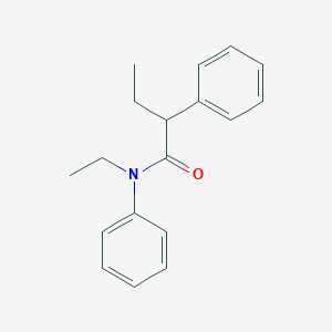 molecular formula C18H21NO B262417 N-ethyl-N,2-diphenylbutanamide 