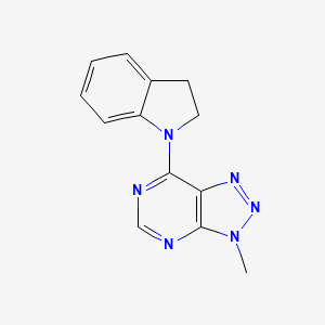 7-(2,3-Dihydroindol-1-yl)-3-methyltriazolo[4,5-d]pyrimidine