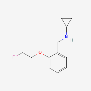 N-[[2-(2-Fluoroethoxy)phenyl]methyl]cyclopropanamine