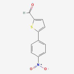 molecular formula C11H7NO3S B2624348 5-(4-Nitrophenyl)thiophene-2-carbaldehyde CAS No. 38401-74-0