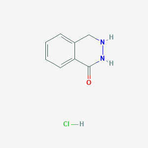 molecular formula C8H9ClN2O B2624349 1,2,3,4-Tetrahydrophthalazin-1-one hydrochloride CAS No. 23933-40-6