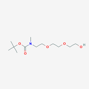 molecular formula C12H25NO5 B2624354 tert-Butyl (2-(2-(2-hydroxyethoxy)ethoxy)ethyl)(methyl)carbamate CAS No. 1254119-42-0