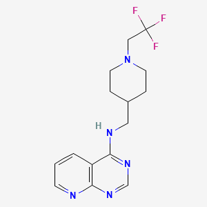 N-[[1-(2,2,2-Trifluoroethyl)piperidin-4-yl]methyl]pyrido[2,3-d]pyrimidin-4-amine