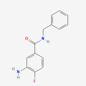 3-amino-N-benzyl-4-fluorobenzamide