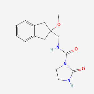 N-((2-methoxy-2,3-dihydro-1H-inden-2-yl)methyl)-2-oxoimidazolidine-1-carboxamide