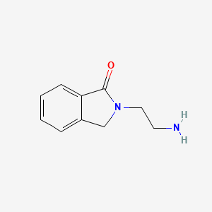molecular formula C10H13BrN2O B2624448 2-(2-Aminoethyl)isoindolin-1-one CAS No. 350046-24-1