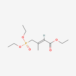 molecular formula C11H21O5P B2624519 Ethyl 4-(diethoxyphosphoryl)-3-methylbut-2-enoate CAS No. 39760-56-0; 41891-54-7