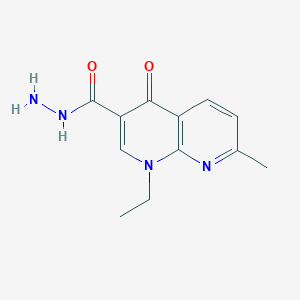 1-Ethyl-7-methyl-4-oxo-1,4-dihydro-1,8-naphthyridine-3-carbohydrazide