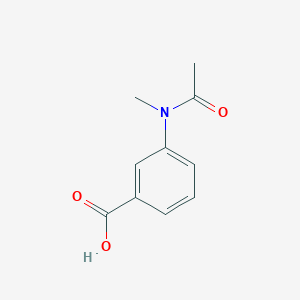 molecular formula C10H11NO3 B2624802 3-(N-methylacetamido)benzoic acid CAS No. 154064-06-9