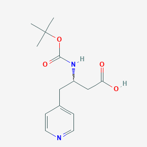 B2624839 Boc-(S)-3-amino-4-(4-pyridyl)-butyric acid CAS No. 219297-13-9; 55533-24-9