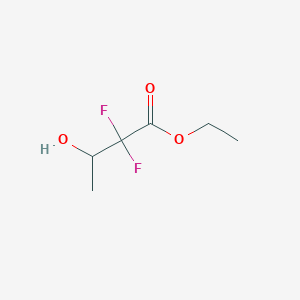 molecular formula C6H10F2O3 B2624938 Ethyl 2,2-difluoro-3-hydroxybutanoate CAS No. 321942-91-0