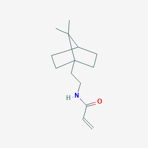 molecular formula C14H23NO B2624996 N-[2-(7,7-Dimethyl-1-bicyclo[2.2.1]heptanyl)ethyl]prop-2-enamide CAS No. 2361640-37-9