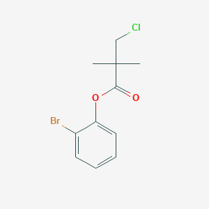 2-Bromophenyl 3-chloro-2,2-dimethylpropanoate