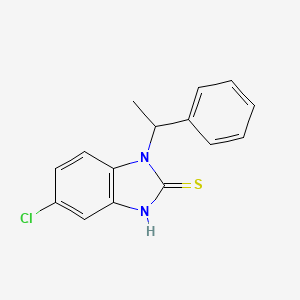 5-Chloro-1-(phenylethyl)benzimidazole-2-thiol