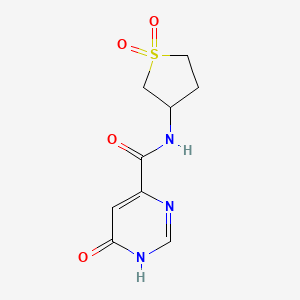N-(1,1-dioxidotetrahydrothiophen-3-yl)-6-hydroxypyrimidine-4-carboxamide