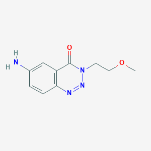 6-amino-3-(2-methoxyethyl)-1,2,3-benzotriazin-4(3H)-one