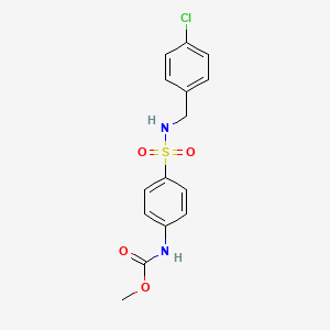 methyl (4-(N-(4-chlorobenzyl)sulfamoyl)phenyl)carbamate