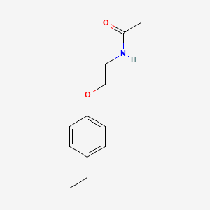 molecular formula C12H17NO2 B2625087 N-[2-(4-ethylphenoxy)ethyl]acetamide CAS No. 282104-58-9