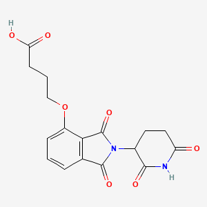 4-[2-(2,6-Dioxopiperidin-3-yl)-1,3-dioxoisoindol-4-yl]oxybutanoic acid