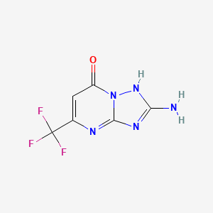 2-Amino-5-(trifluoromethyl)-[1,2,4]triazolo[1,5-a]pyrimidin-7-ol