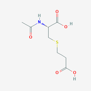 molecular formula C8H13NO5S B026252 N-Acetyl-S-(2-carboxyethyl)-L-cysteine CAS No. 51868-61-2