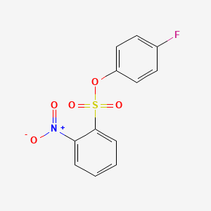 2-Nitrobenzenesulfonic acid 4-fluorophenyl ester