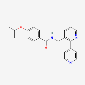 N-([2,4'-bipyridin]-3-ylmethyl)-4-isopropoxybenzamide
