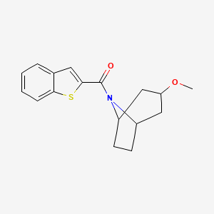 benzo[b]thiophen-2-yl((1R,5S)-3-methoxy-8-azabicyclo[3.2.1]octan-8-yl)methanone