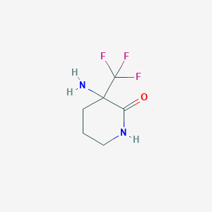 3-Amino-3-(trifluoromethyl)piperidin-2-one