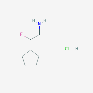2-Cyclopentylidene-2-fluoro-ethylamine hydrochloride