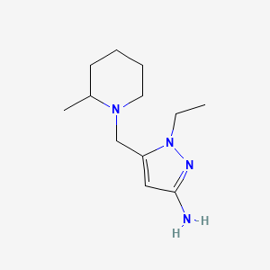 1-ethyl-5-[(2-methylpiperidin-1-yl)methyl]-1H-pyrazol-3-amine